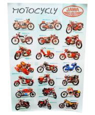 Plakat motocykle Jawa - 64 cm x 94 cm