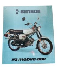 Plakat na blasze Simson S51 Enduro 33 cm x 39 cm