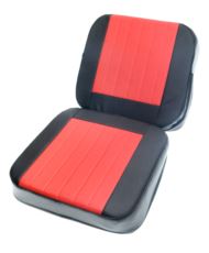 Siedzenie Velorex 562 czarno czerwone - komplet