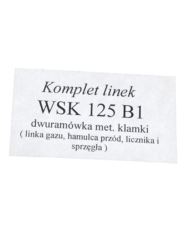 Komplet linek WSK 125 B1 białe