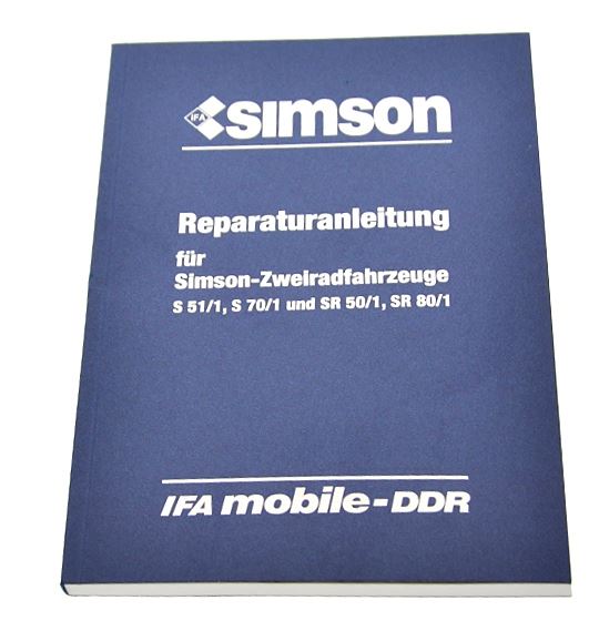 Książka instrukcja obsługi Simson S51/SR50 w j.nie