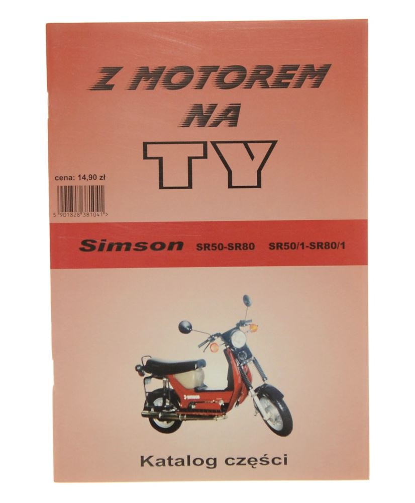 Książka obsługi katalog części Simson SR50