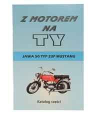 Książka obsługi katalog części Jawa 50 Mustang 23F