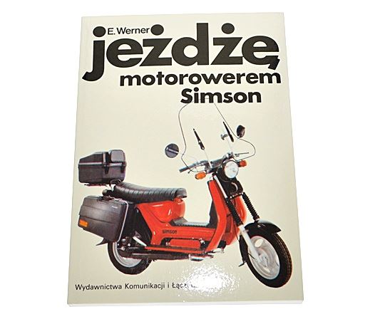 Książka Jeżdżę motorowerem Simson