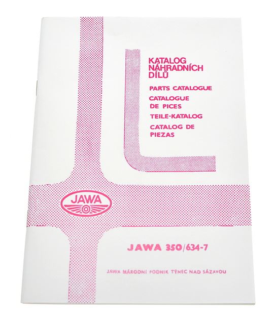 Katalog części Jawa 350 634-7