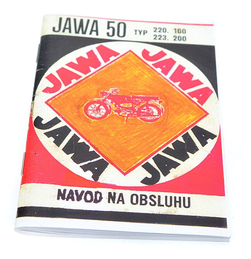 Książka obsługi Jawa 50 Mustang 10x14,5 cm 65 str