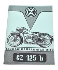 Katalog części CZ 125 B 1947 36 str A5