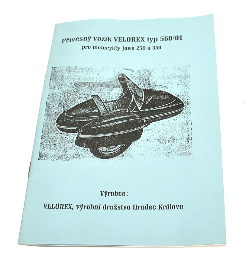 Książka Velorex 560 1967 A5 11 str.