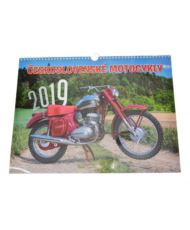 Kalendarz 42 x 32 Czechosłowackie Motocykle 2019