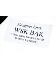 Komplet linek WSK 125 BĄK czarne