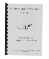 Książka instrukcja napraw i obsługi WSK 125 M06