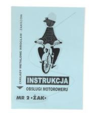 Książka instrukcja obsługi MR2 ŻAK