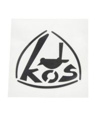 Naklejka WSK - KOS logo czarna