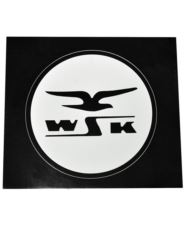Naklejka WSK na zbiornik ptak czarne logo - typ 1