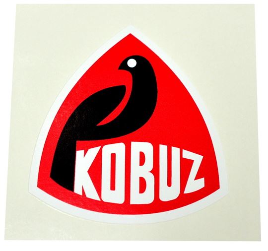 Naklejka WSK - KOBUZ logo czerwona