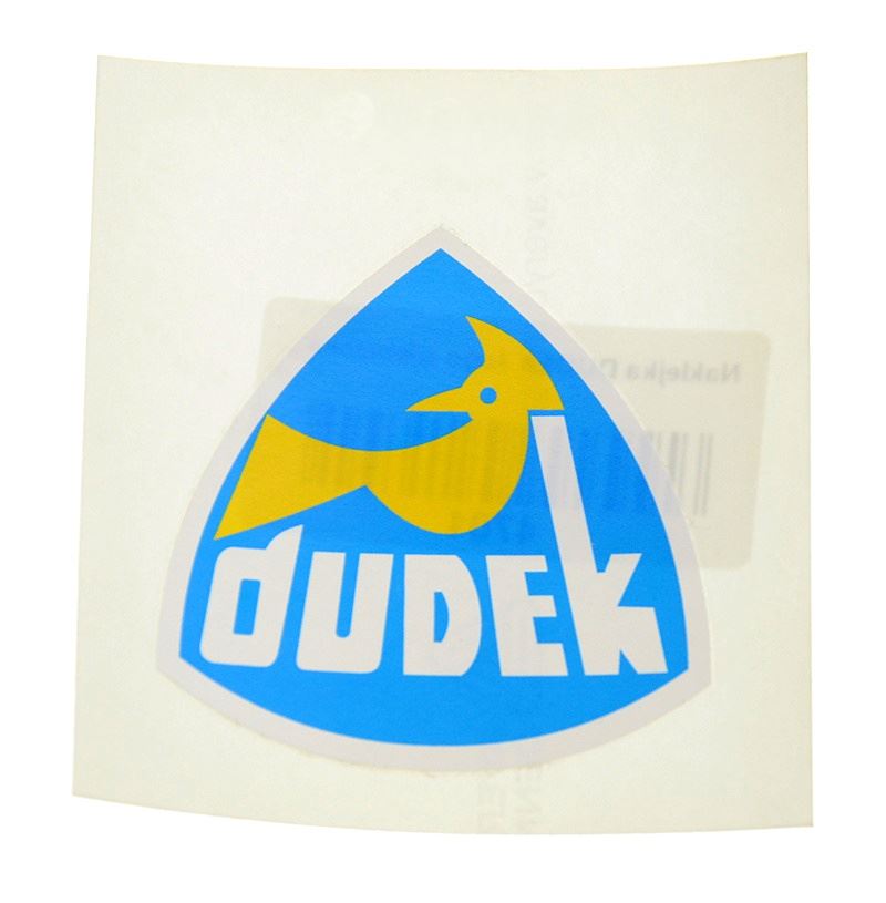 Naklejka WSK - DUDEK logo niebieska