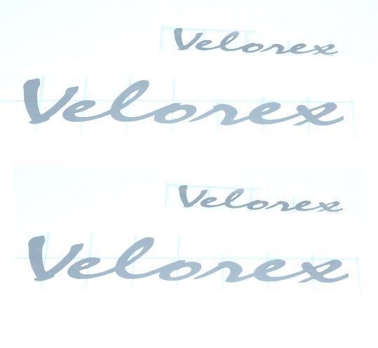 Naklejki Velorex siwe