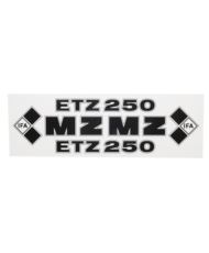 Naklejki MZ ETZ 250 org. wzór IFA Niemcy kpl białe