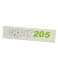 Naklejka pokrywy bocznej Romet OGAR 205 zielona