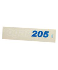Naklejka pokrywy bocznej Romet OGAR 205 niebieska
