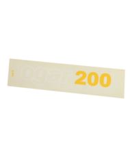 Naklejka pokrywy bocznej Romet OGAR 200 żółta
